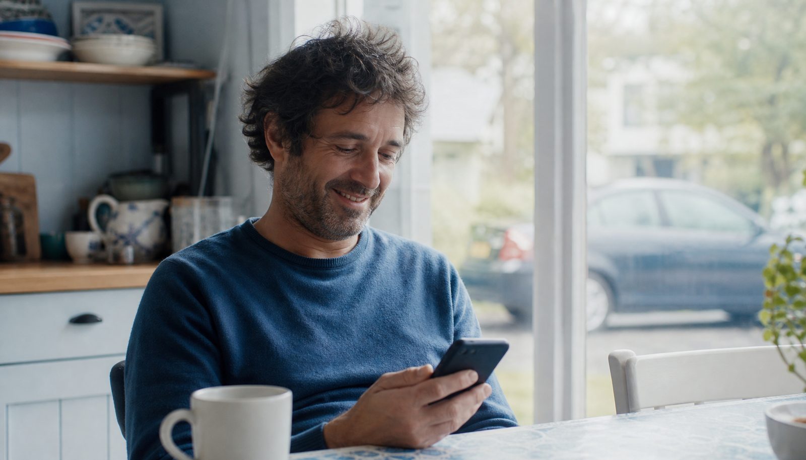 Comparing auto-insurance options at home